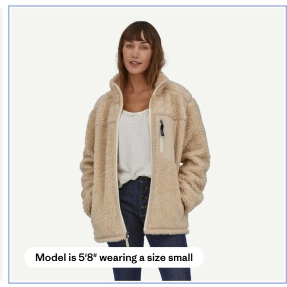 EUC Patagonia Women's XL Retro-X® Fleece Jacket Coat Dark Natural Cream 23095 - Picture 2 of 13